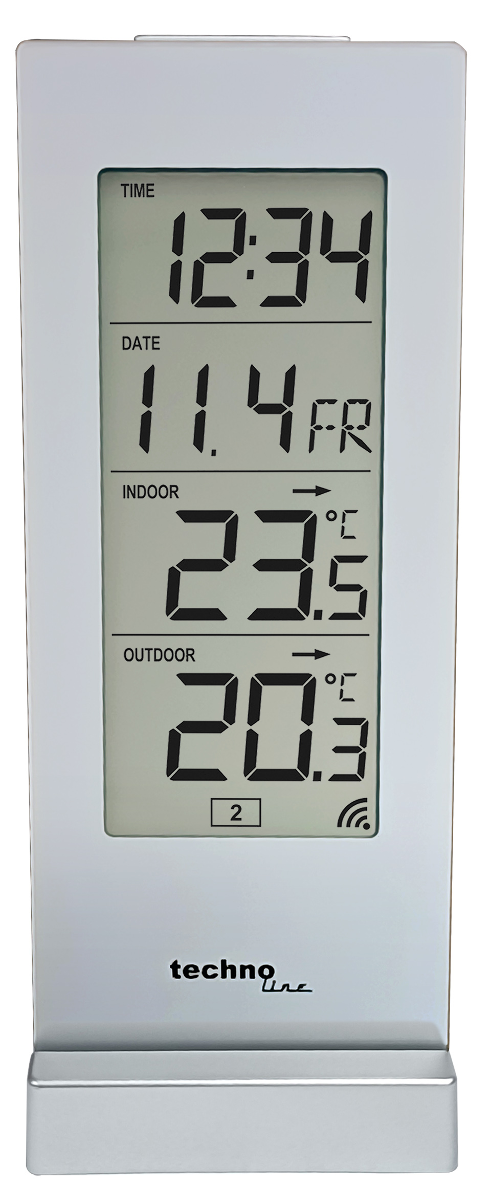 WS9767  technoline Temperaturstation, silber