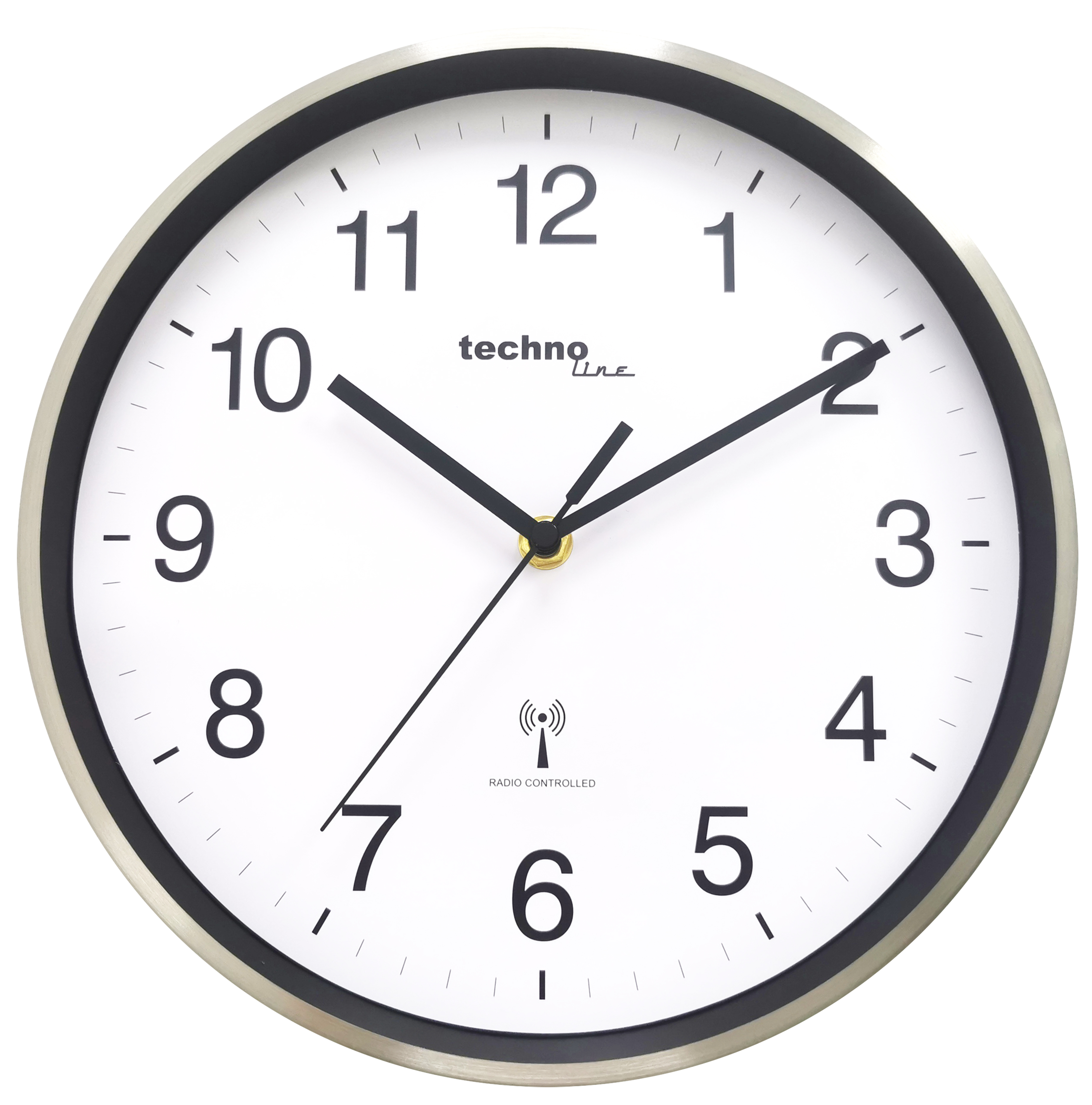 WT 8925 technoline Funk-Wanduhr, Ø=25cm