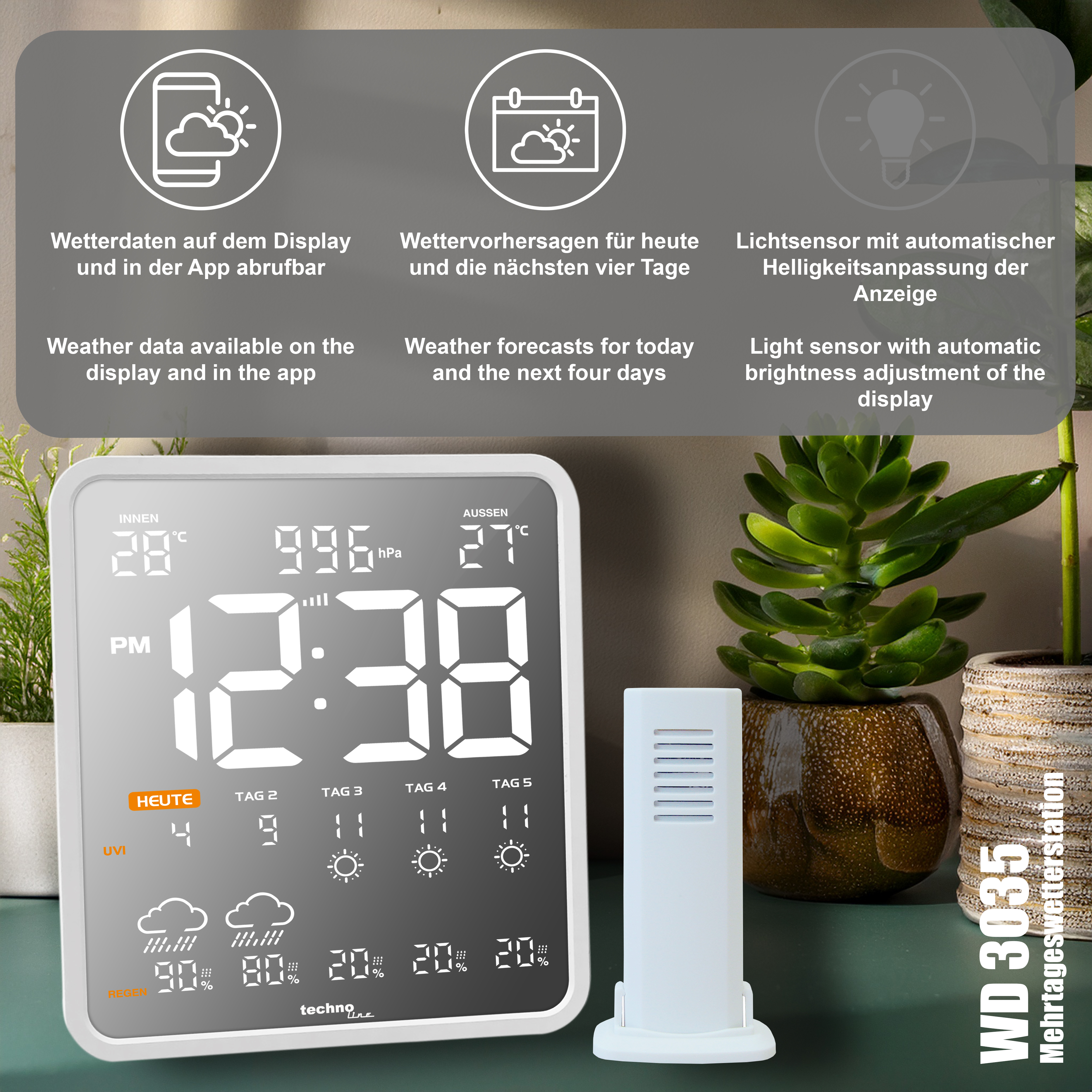 WD 3035 technoline Wetterstation