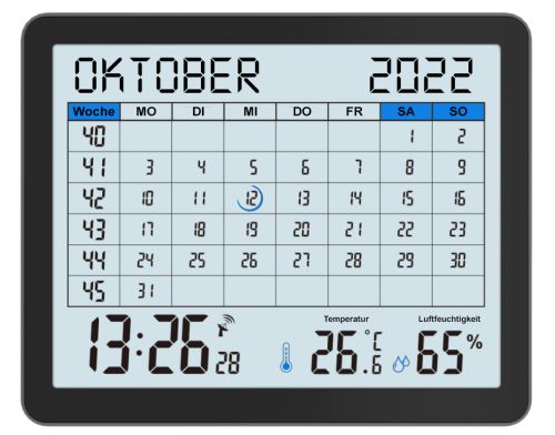 WT 2600 technoline Tischkalender