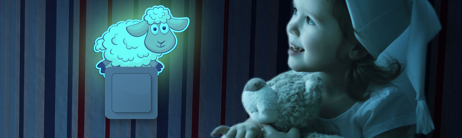 Motiv-Einschlaflicht "Superheld"