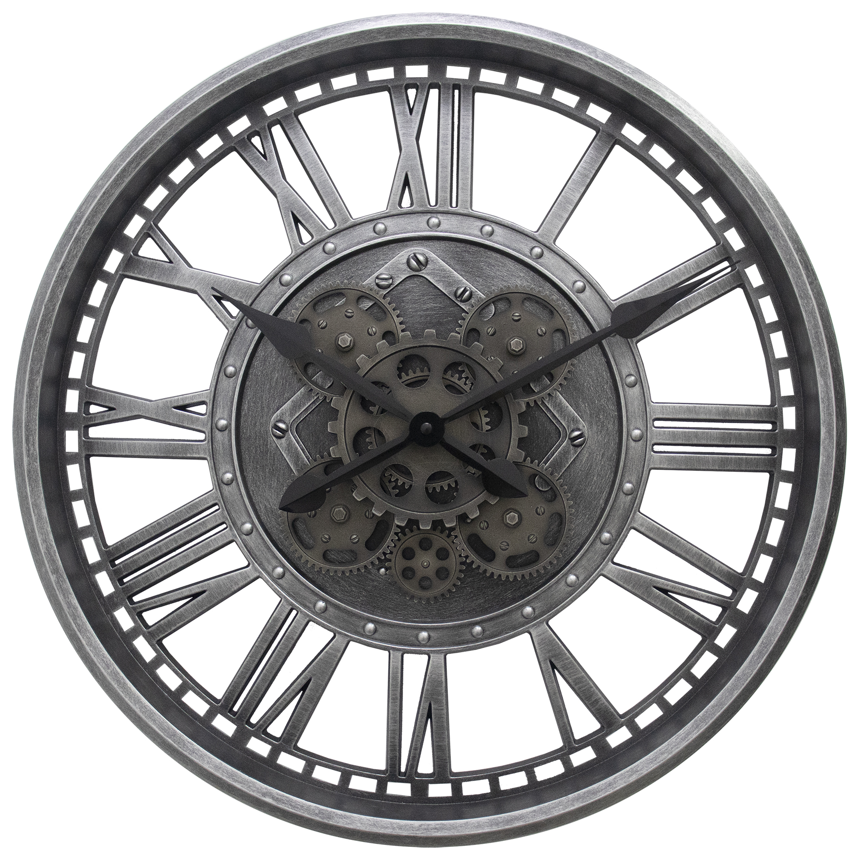 WT 1585 technoline Quarz-Wanduhr, Ø=50cm
