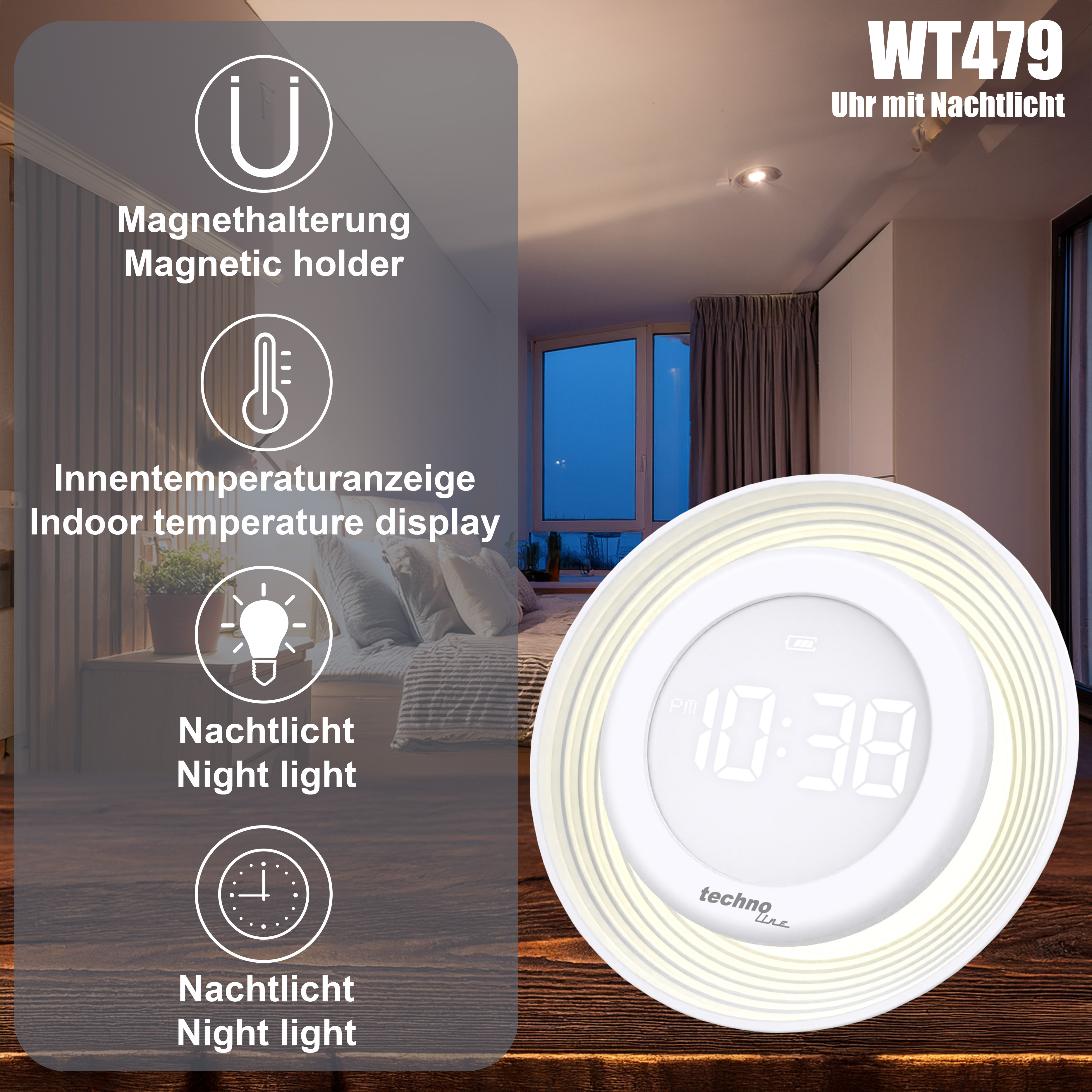 WT 479  technoline Quarzuhr