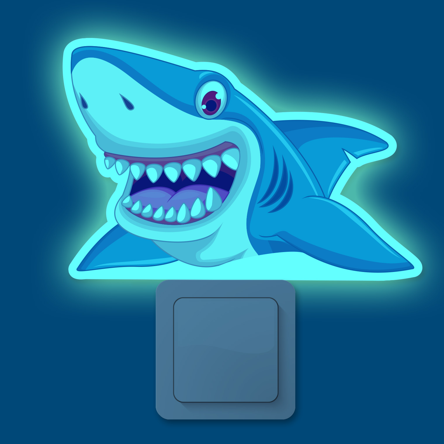 Motiv-Einschlaflicht "Hai"