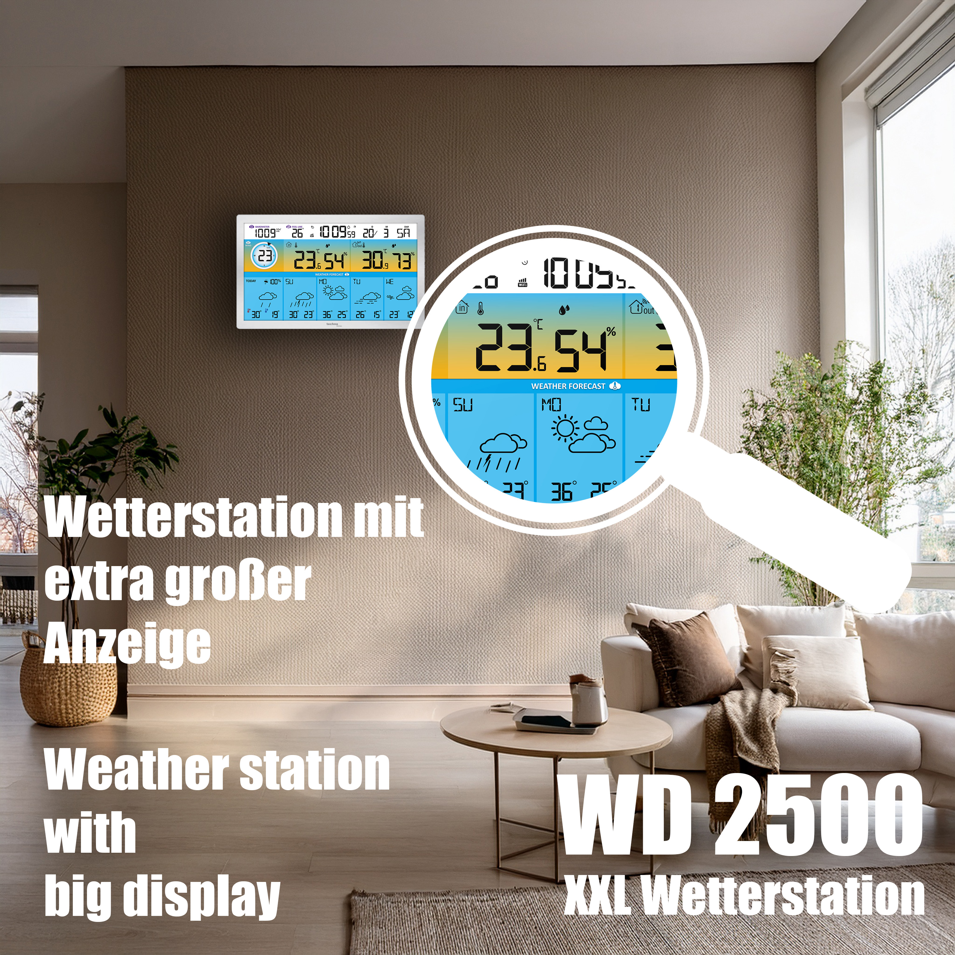 WD 2500 technoline Wetterstation