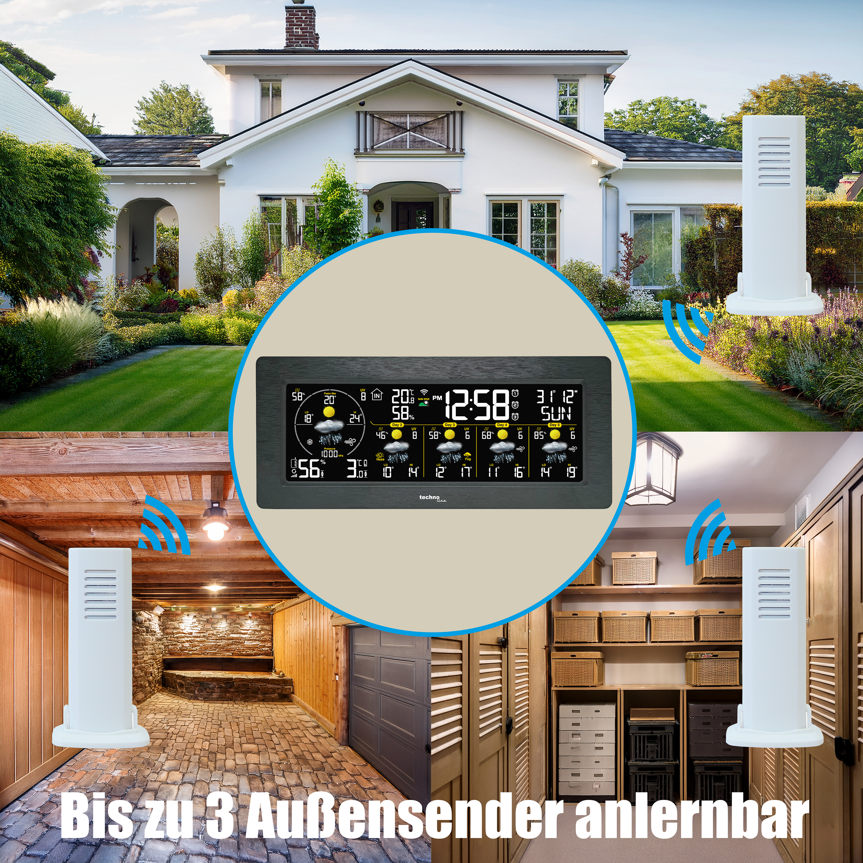 WD 3050 technoline Wetterstation