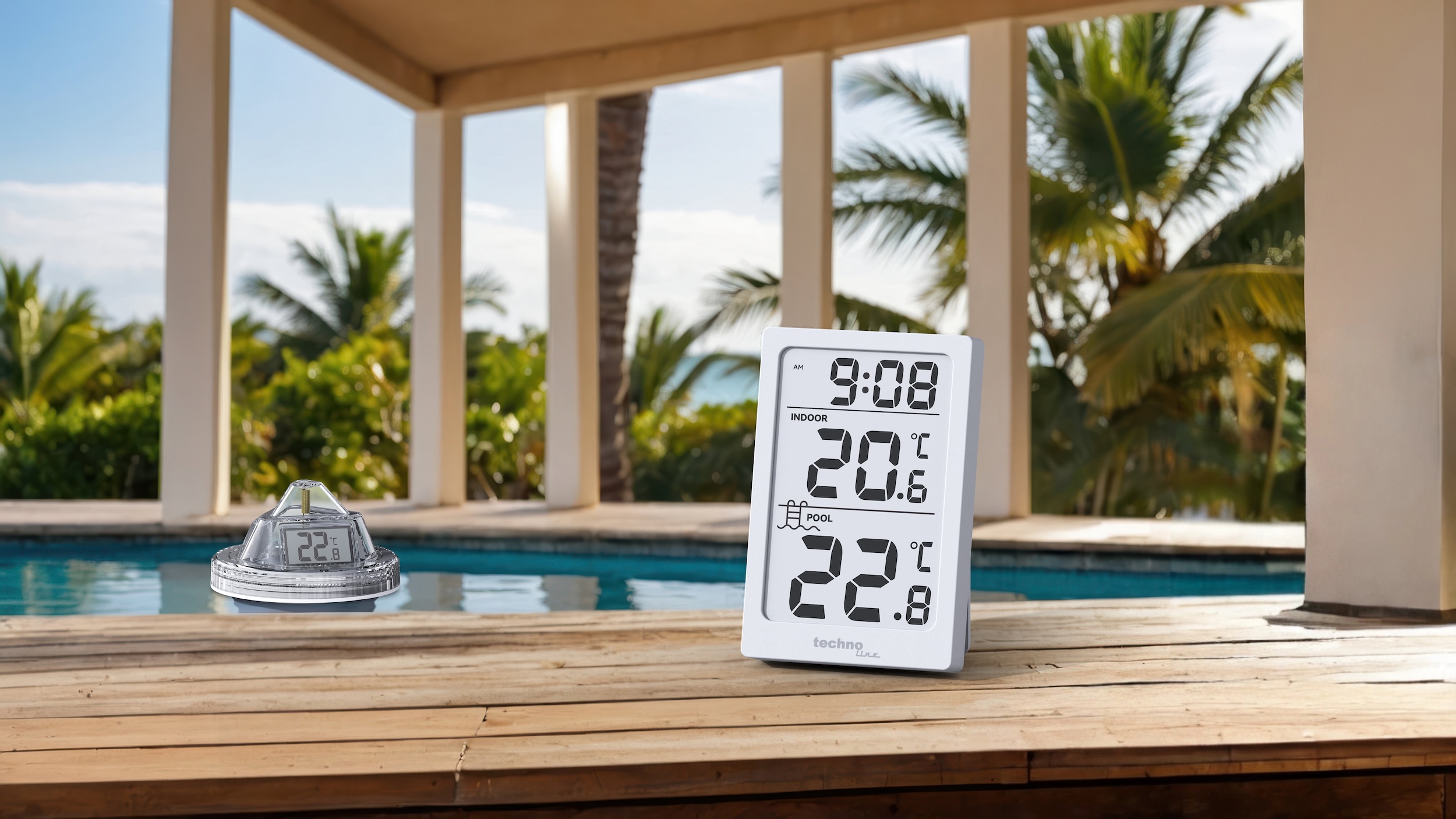 WS 9079  technoline Poolsensor