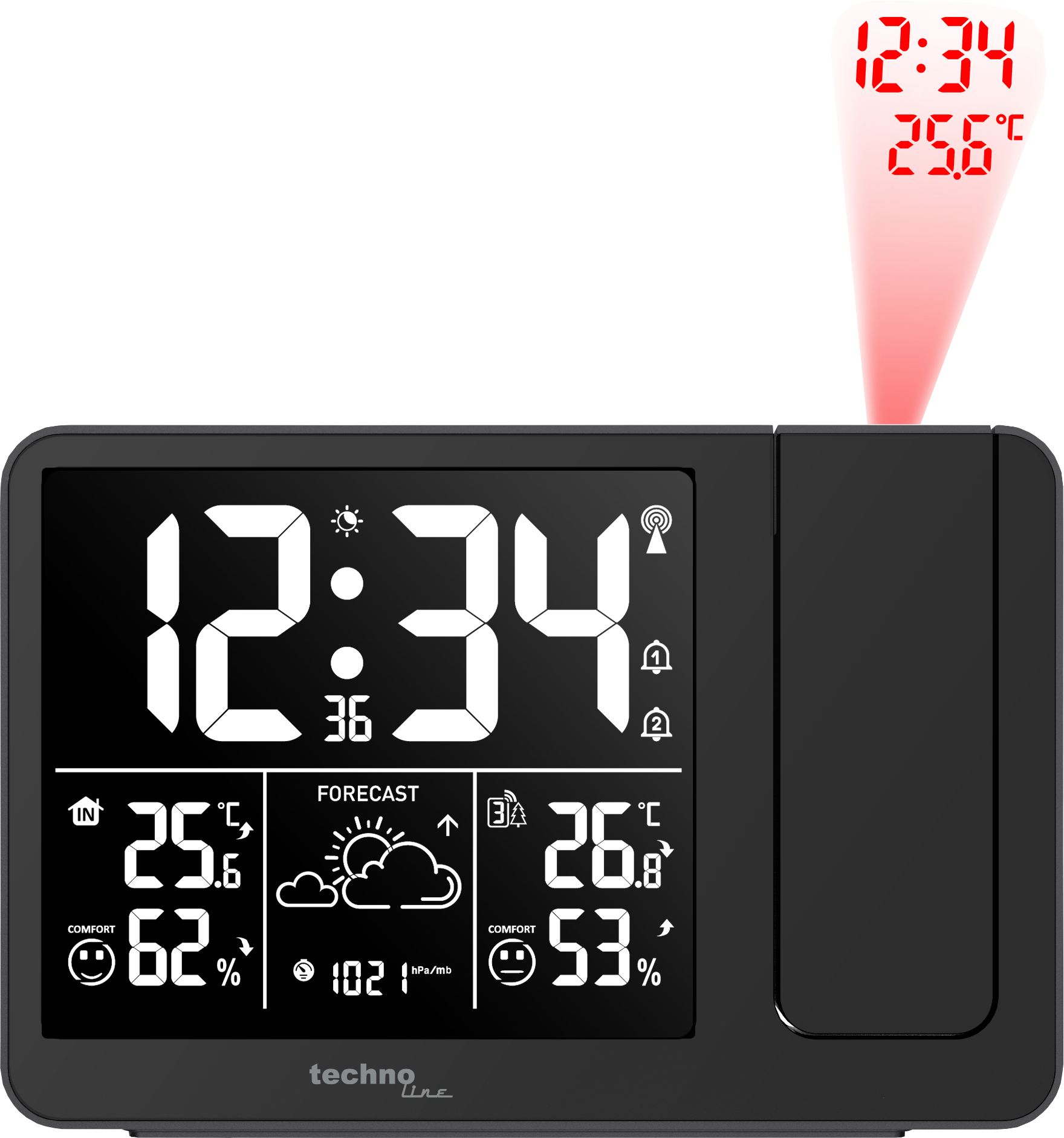 WT 548  technoline Projektionswecker