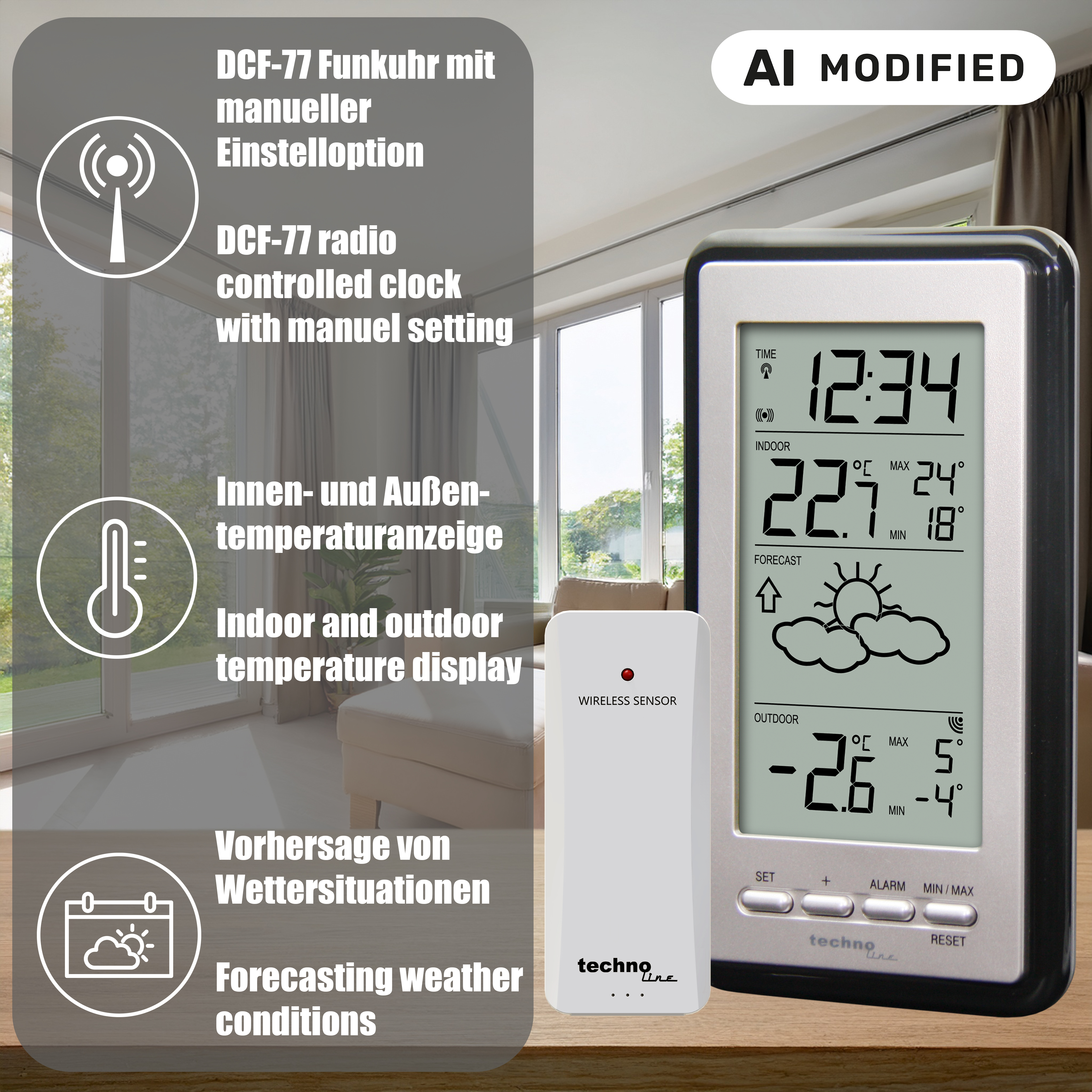 WS 9130 technoline Wetterstation
