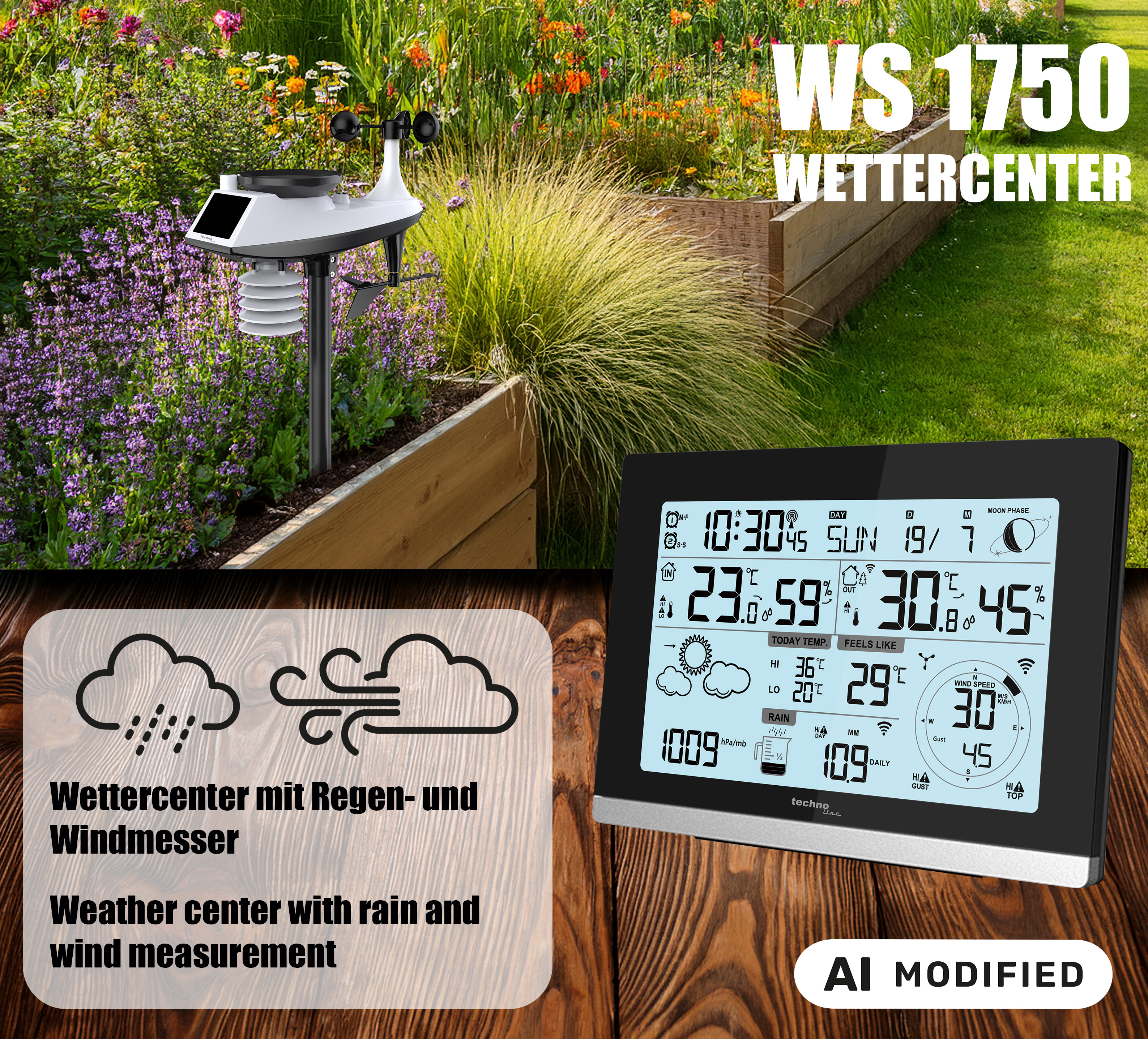 WS 1750 technoline Wettercenter