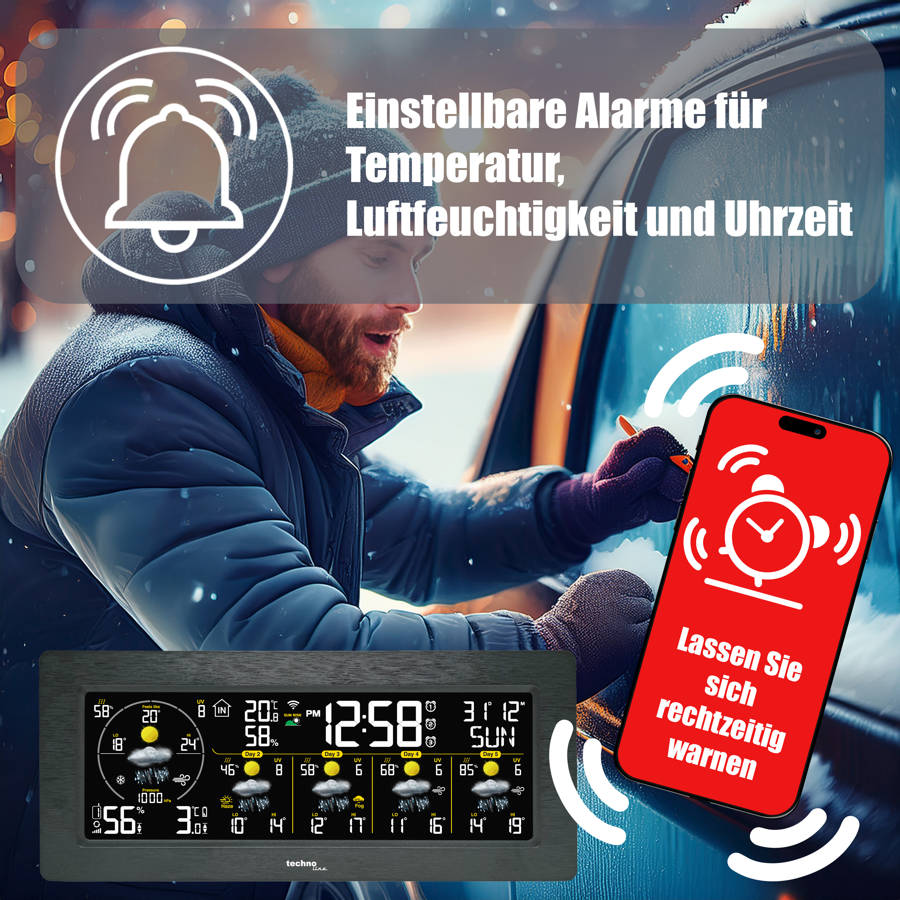 WD 3050 technoline Wetterstation